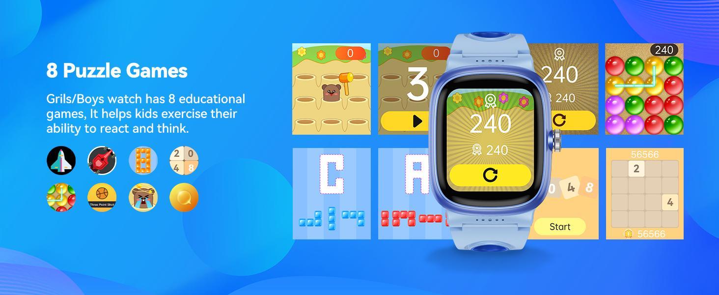K1 Kids Smartwatch: Fitness Tracker, 20+ Modes, IP68 Waterproof